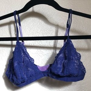 Purple bralette